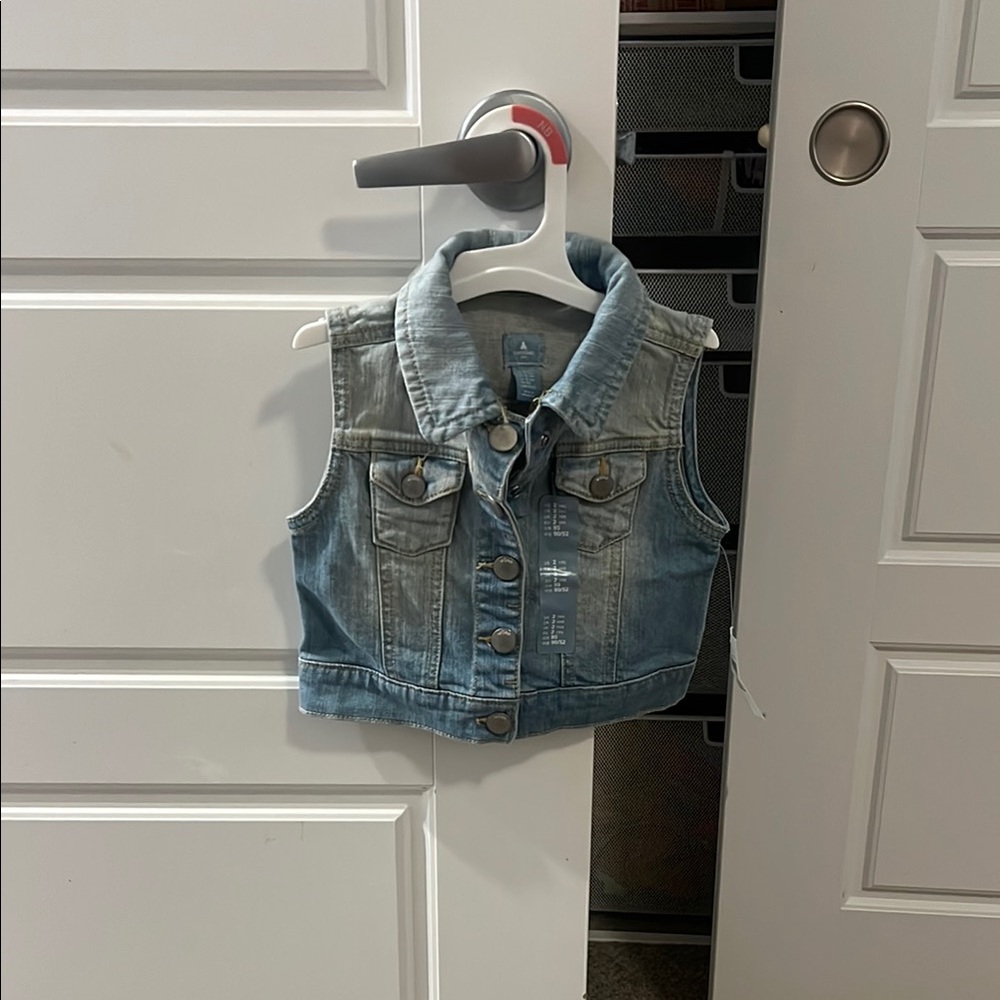 GAP Kids Blue Denim Vest